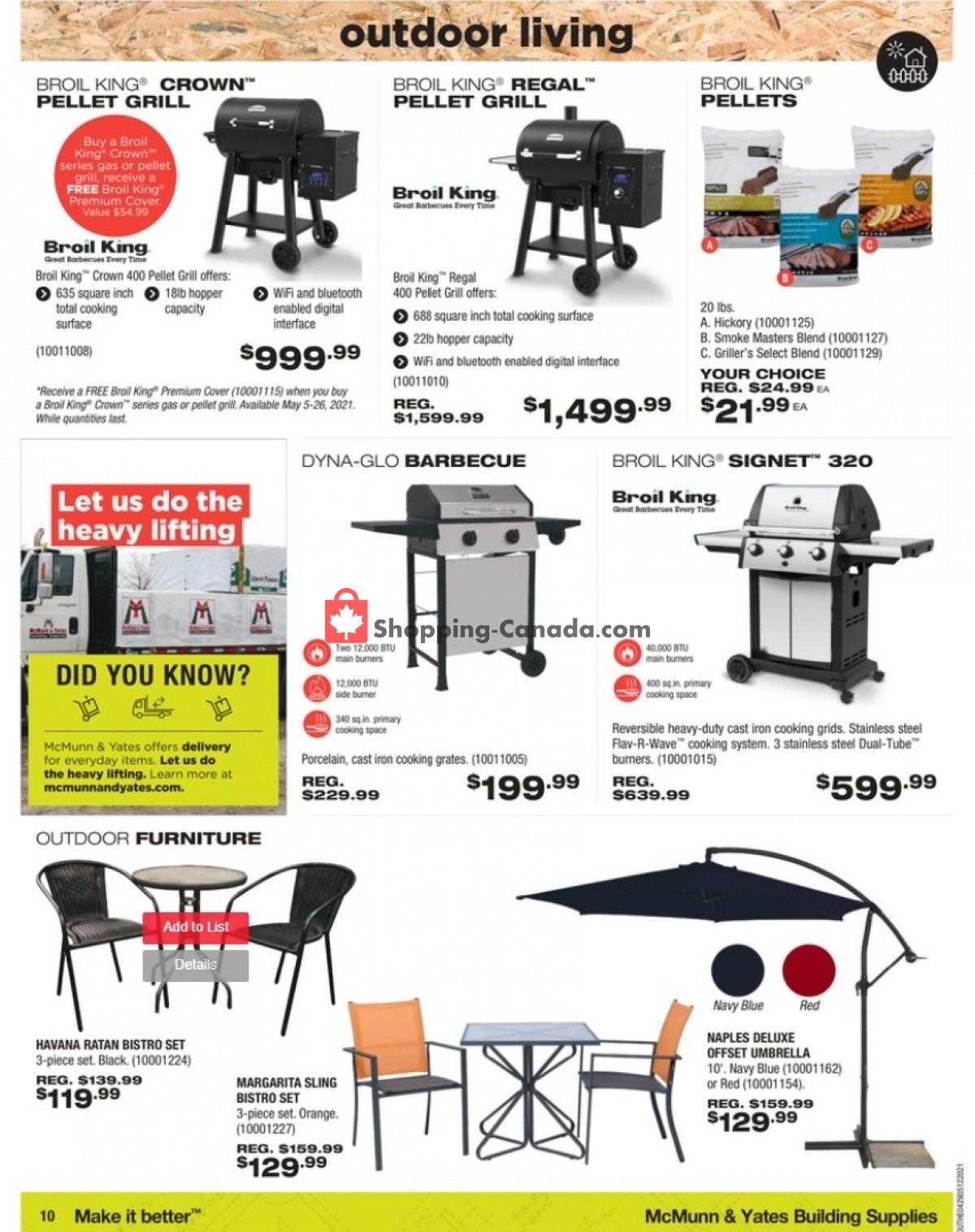 McMunn & Yates flyer from Thursday April 29, 2021 to Wednesday May 12, 2021 - page 10