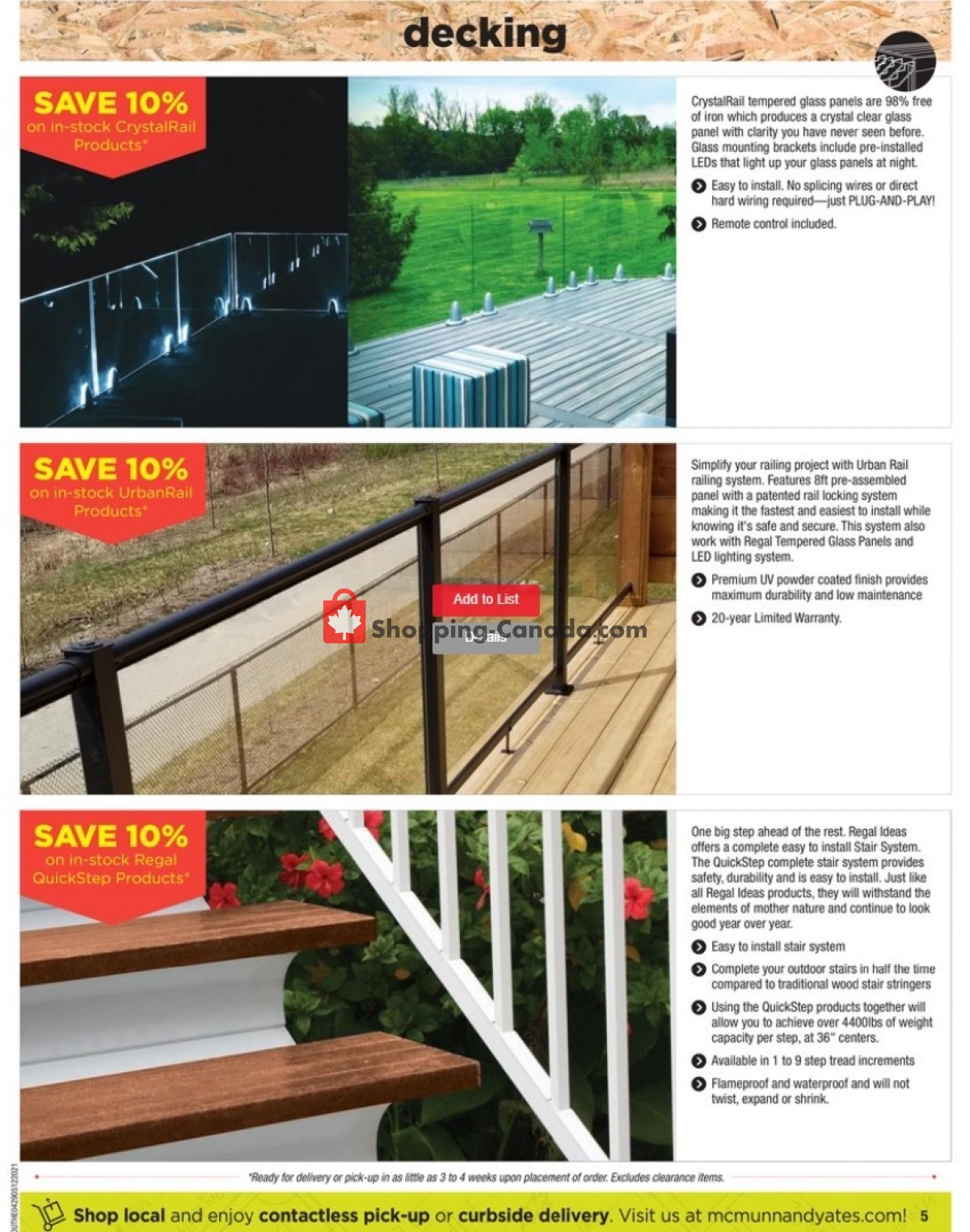 McMunn & Yates flyer from Thursday April 29, 2021 to Wednesday May 12, 2021 - page 5