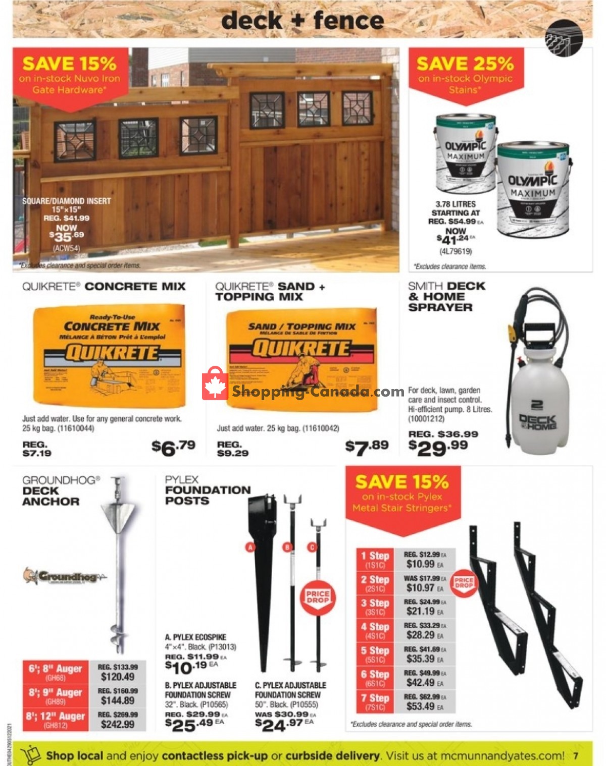 McMunn & Yates flyer from Thursday April 29, 2021 to Wednesday May 12, 2021 - page 7