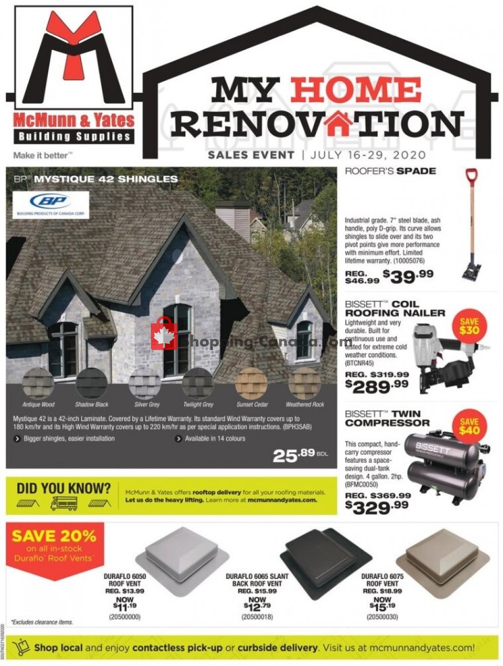 McMunn & Yates flyer from Thursday July 16, 2020 to Wednesday July 29, 2020 - page 1
