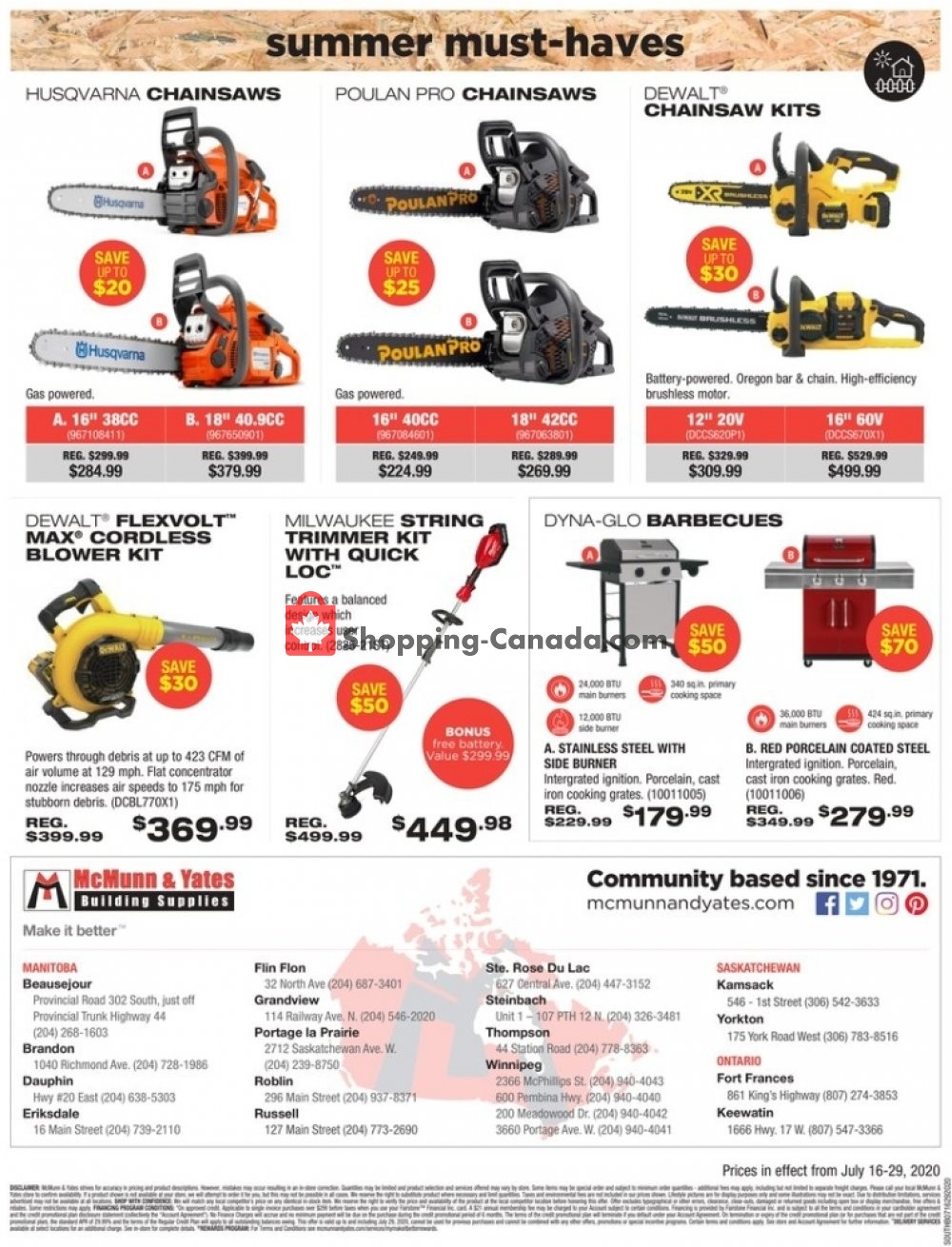 McMunn & Yates flyer from Thursday July 16, 2020 to Wednesday July 29, 2020 - page 4