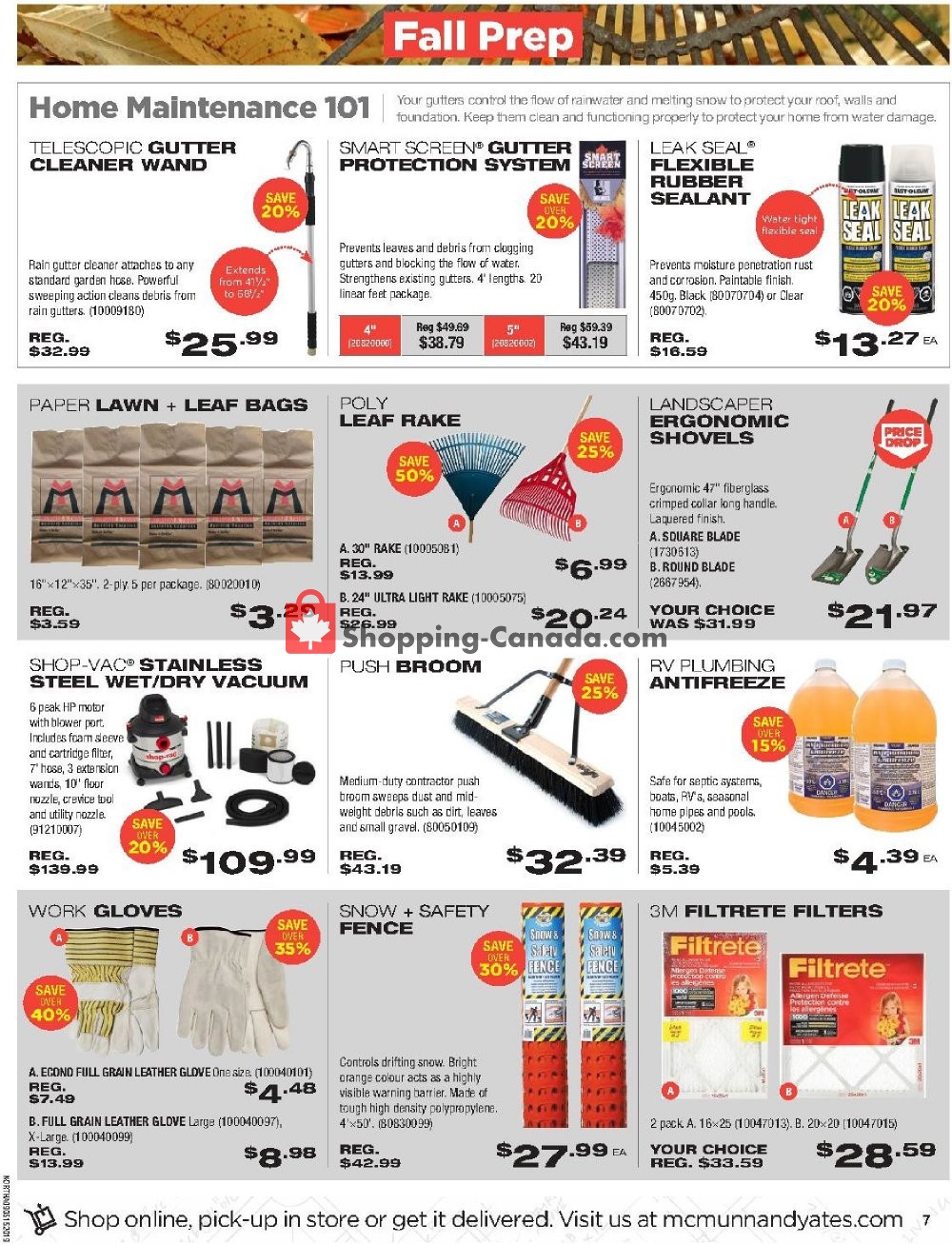 McMunn & Yates flyer from Thursday September 5, 2019 to Sunday September 15, 2019 - page 7