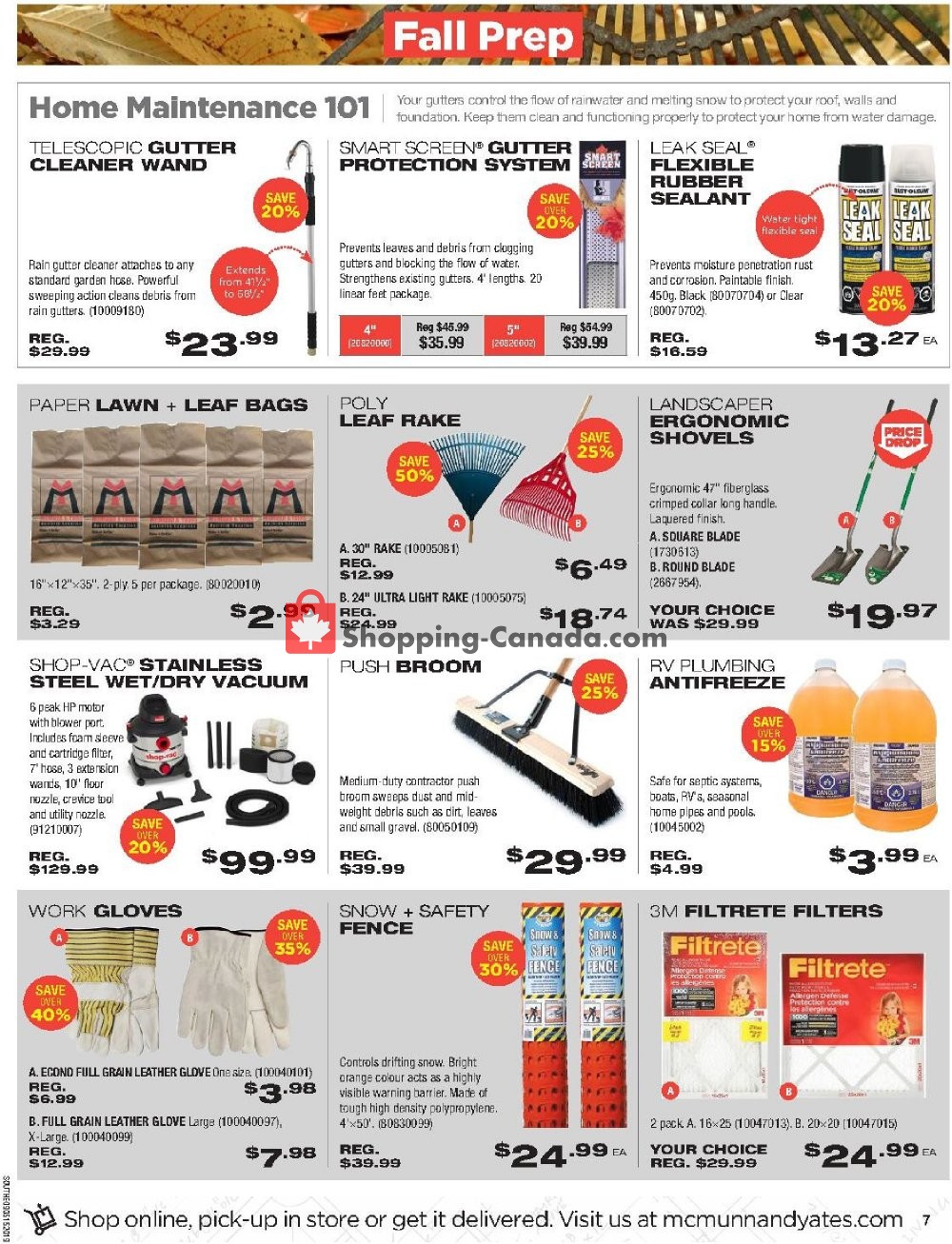McMunn & Yates flyer from Thursday September 5, 2019 to Sunday September 15, 2019 - page 7