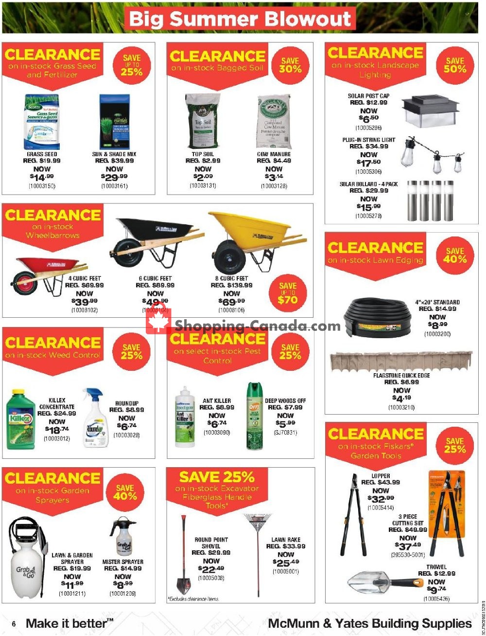 McMunn & Yates flyer from Thursday September 5, 2019 to Sunday September 15, 2019 - page 6