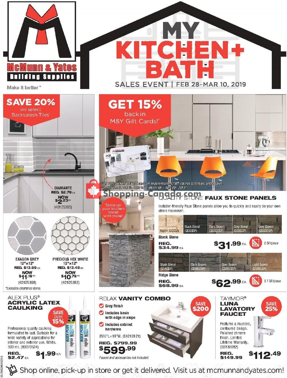 McMunn & Yates flyer from Thursday February 28, 2019 to Sunday March 10, 2019 - page 1