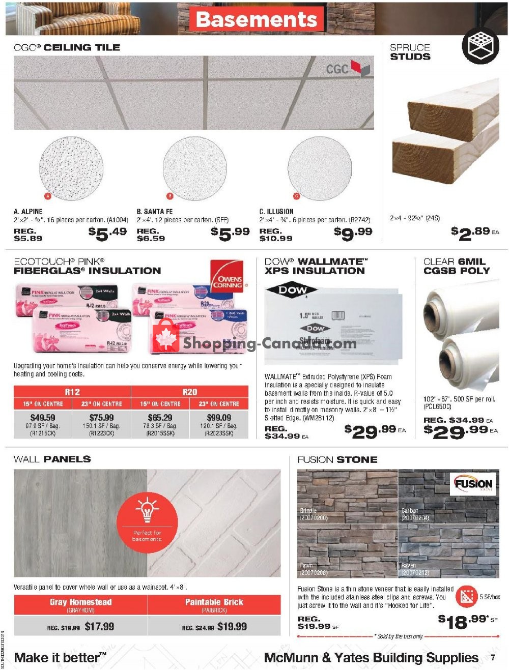 McMunn & Yates flyer from Thursday February 28, 2019 to Sunday March 10, 2019 - page 7