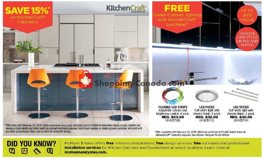 McMunn & Yates flyer from Sunday February 2, 2020 to Thursday February 20, 2020 - page 1