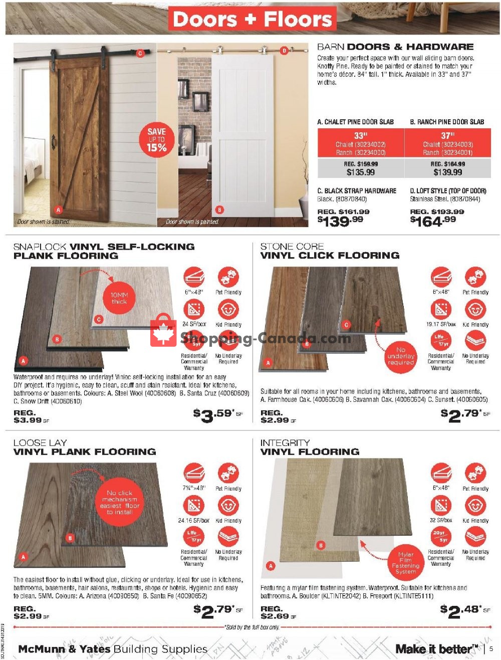 McMunn & Yates flyer from Thursday March 14, 2019 to Sunday March 31, 2019 - page 5