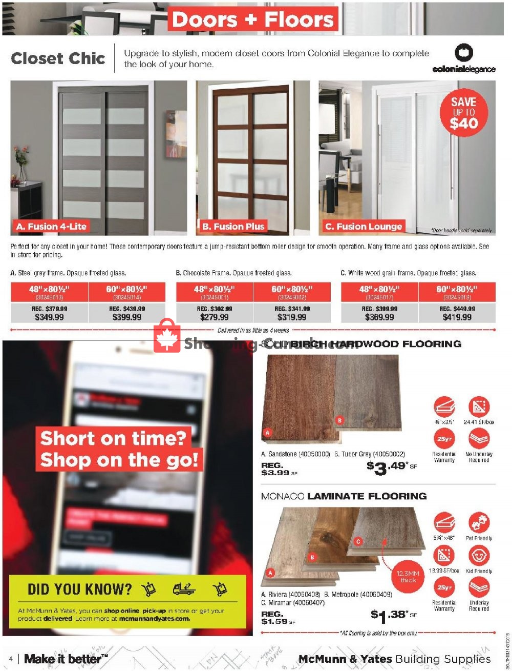 McMunn & Yates flyer from Thursday March 14, 2019 to Sunday March 31, 2019 - page 4