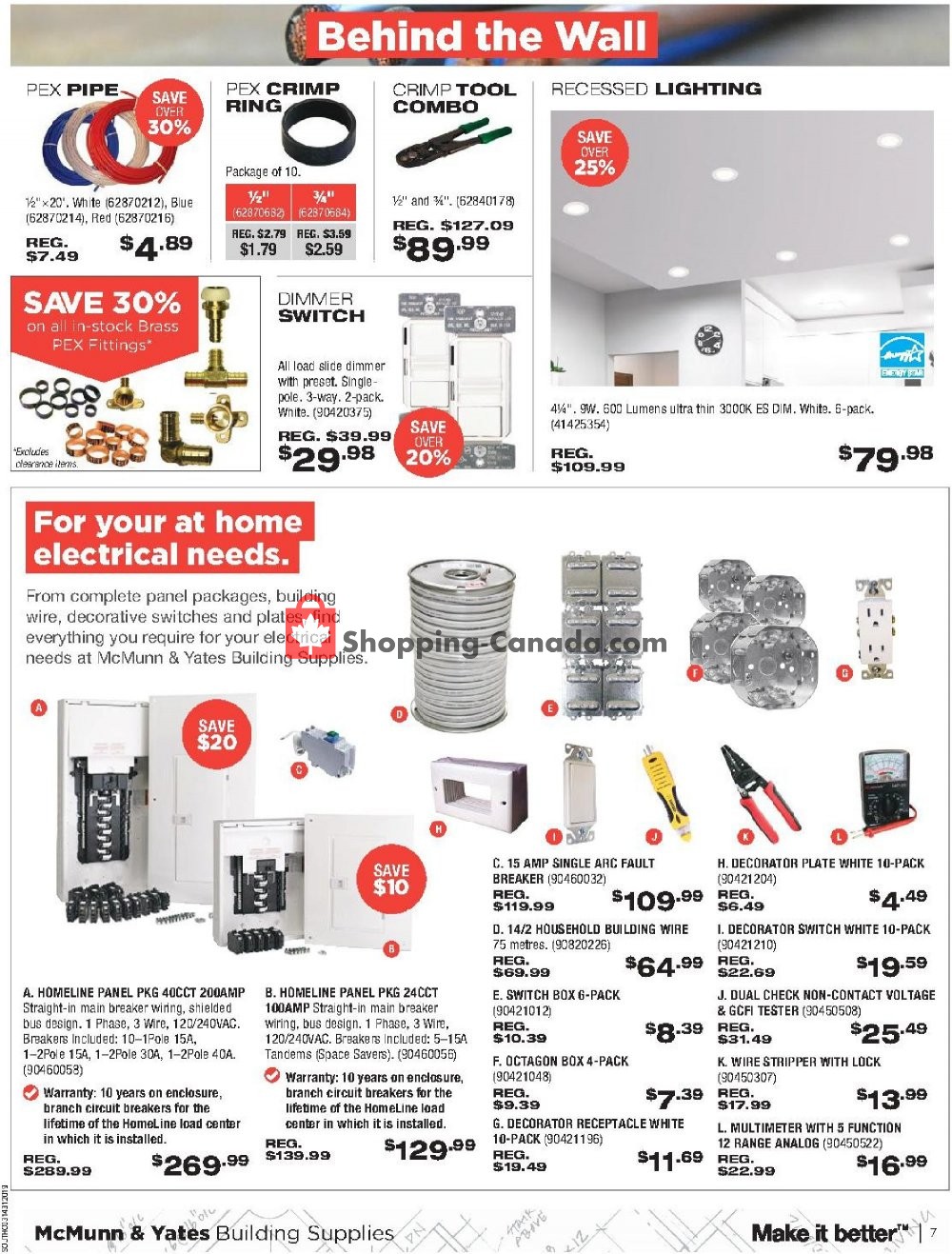 McMunn & Yates flyer from Thursday March 14, 2019 to Sunday March 31, 2019 - page 7