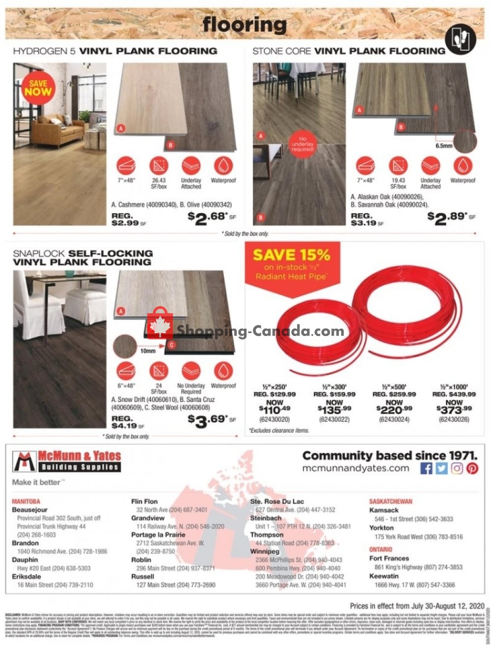 McMunn & Yates flyer from Thursday July 30, 2020 to Wednesday August 12, 2020 - page 4