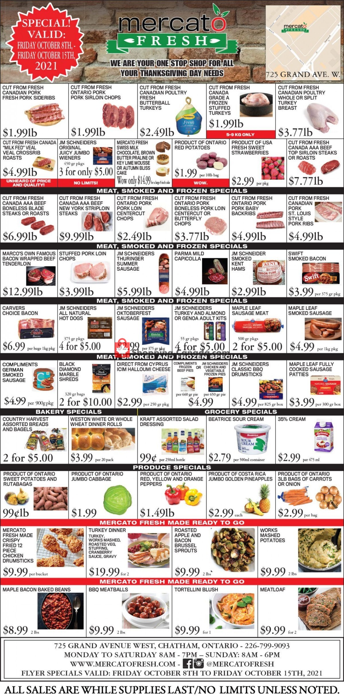 Mercato Fresh flyer from Friday October 8, 2021 to Friday October 15, 2021 - page 1