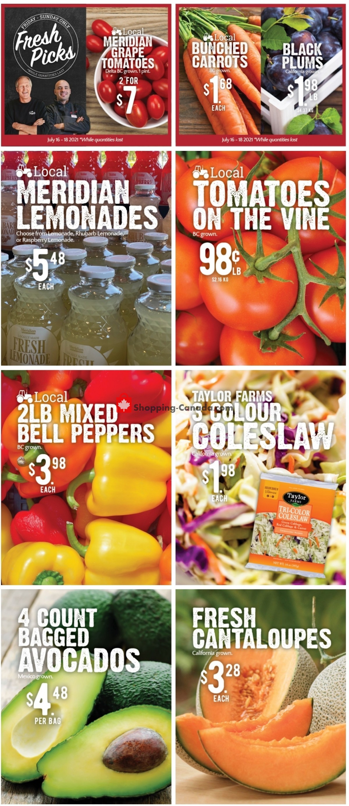 Meridian Meats & Meridian Farm Market flyer from Thursday July 15, 2021 to Wednesday July 21, 2021 - page 2