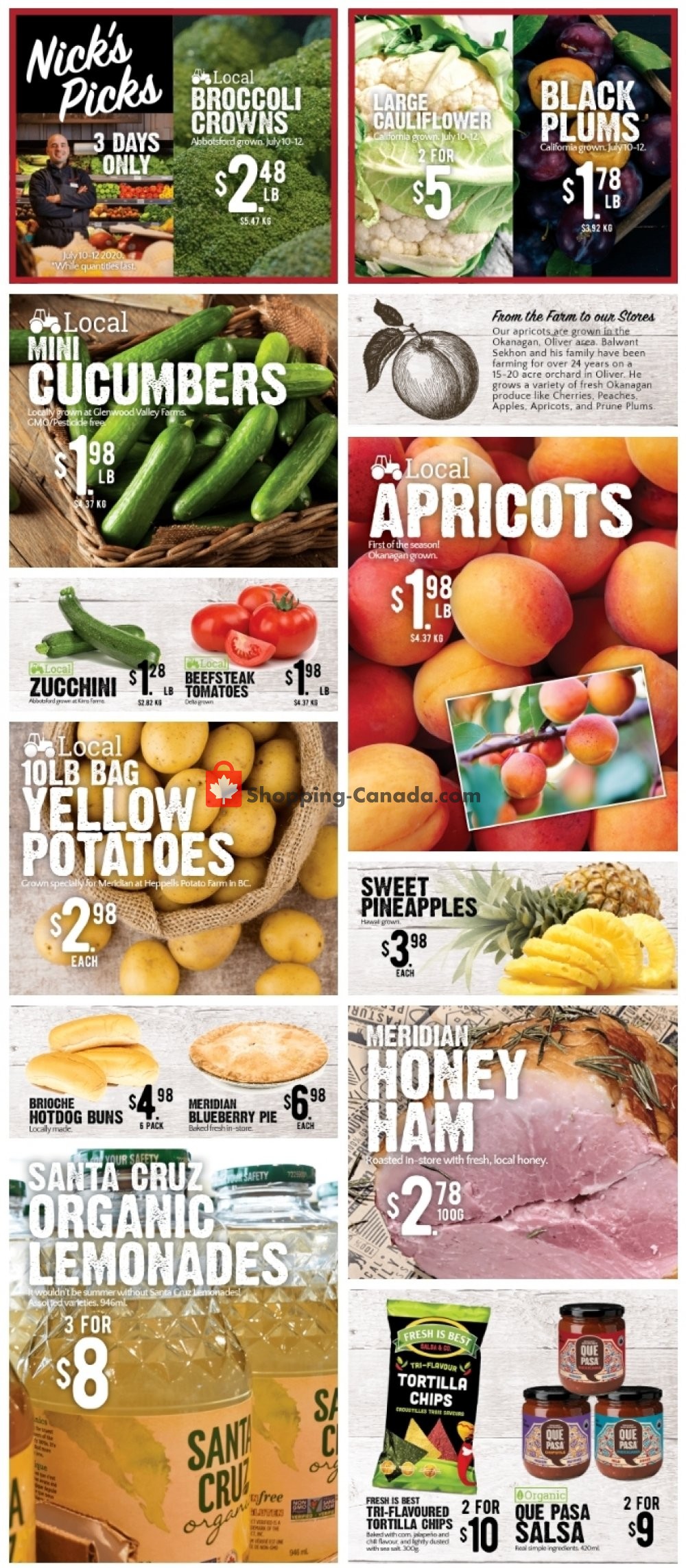Meridian Meats & Meridian Farm Market flyer from Thursday July 9, 2020 to Wednesday July 15, 2020 - page 2