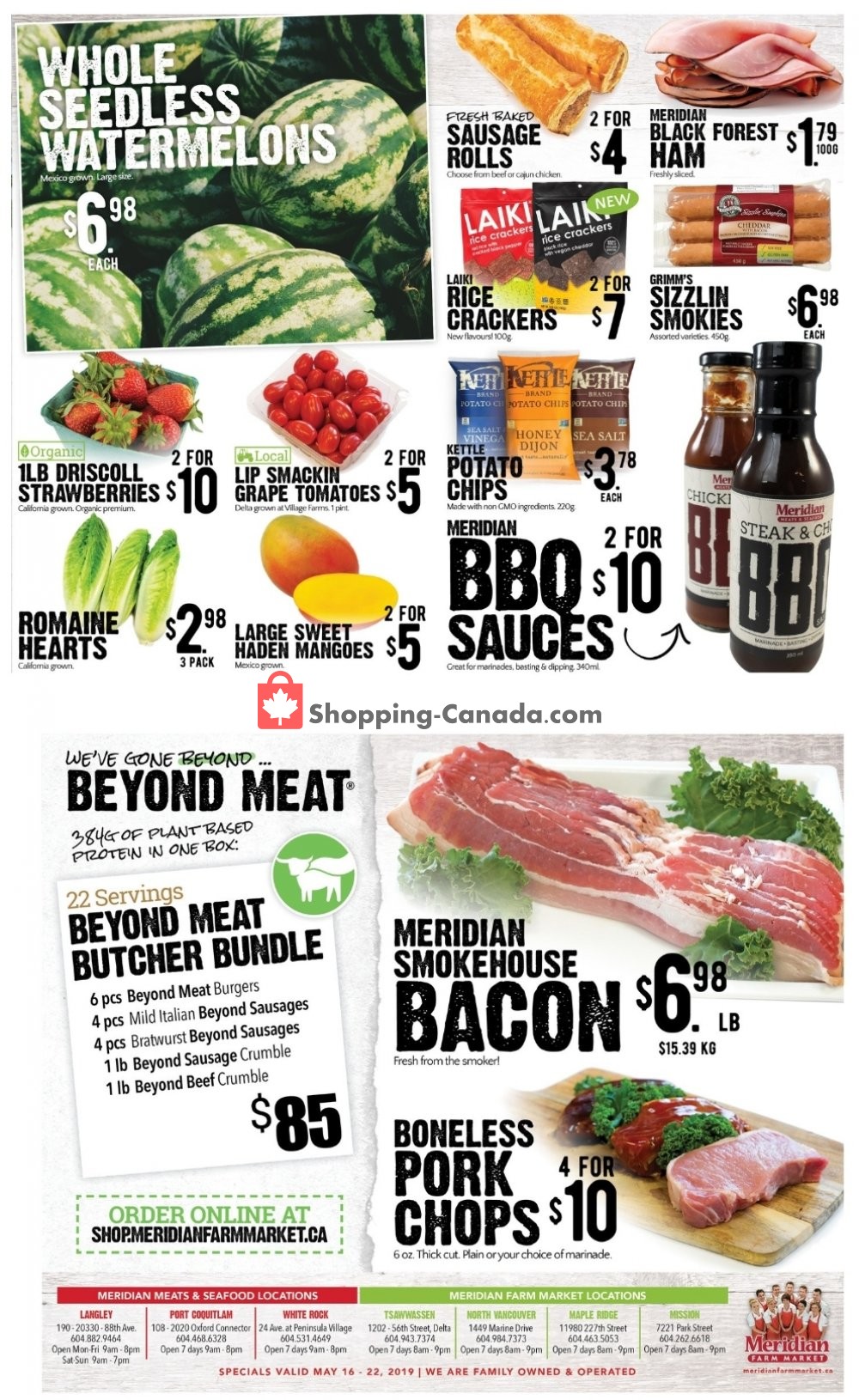 Meridian Meats & Meridian Farm Market flyer from Thursday May 16, 2019 to Wednesday May 22, 2019 - page 2