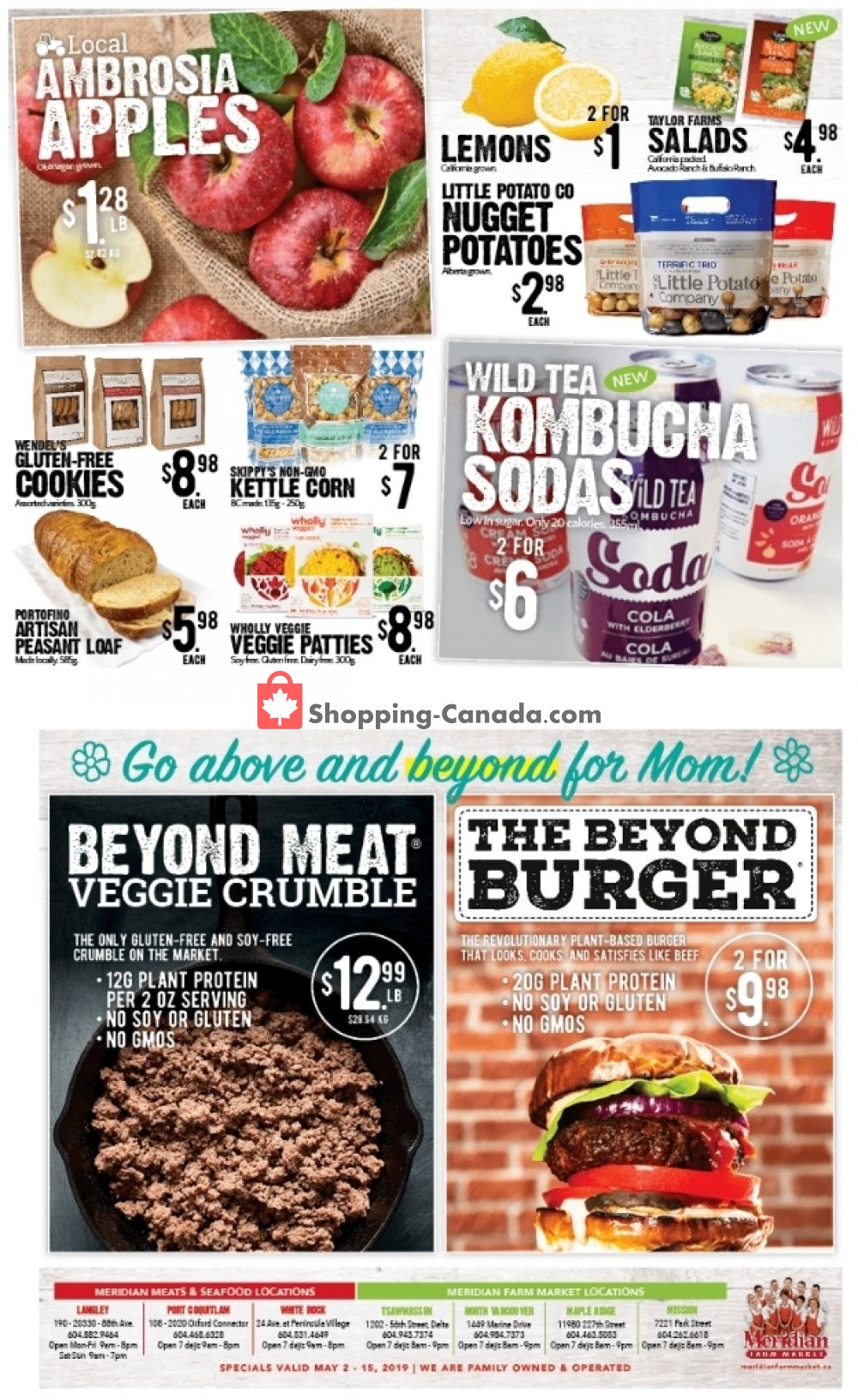 Meridian Meats & Meridian Farm Market flyer from Thursday May 2, 2019 to Wednesday May 15, 2019 - page 2