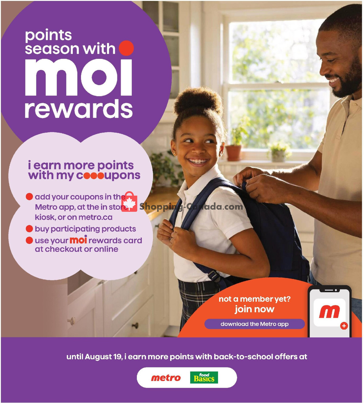 Metro flyer from Thursday August 6, 2026 to Wednesday August 12, 2026 - page 1