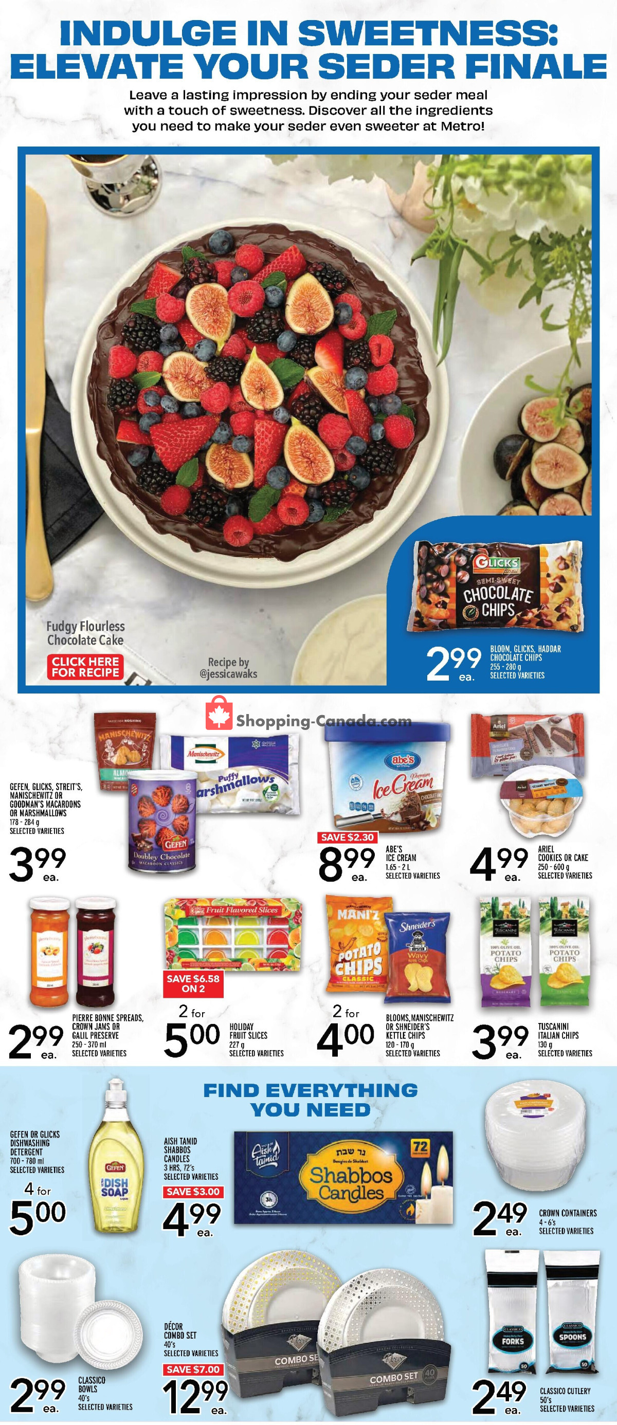 Metro flyer from Thursday April 25, 2024 to Wednesday May 1, 2024 - page 4