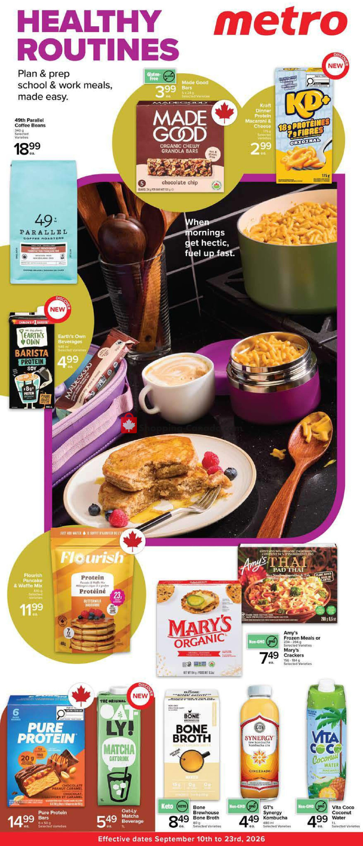 Metro flyer from Thursday September 17, 2026 to Wednesday September 23, 2026 - page 1
