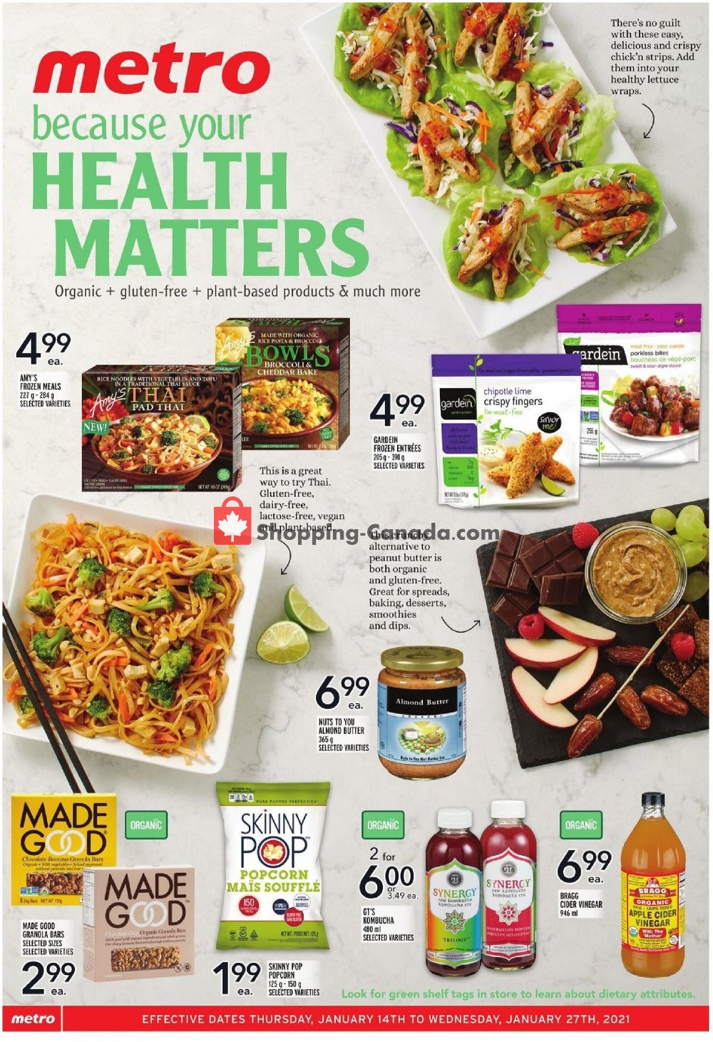 Metro flyer from Thursday January 14, 2021 to Wednesday January 27, 2021 - page 1