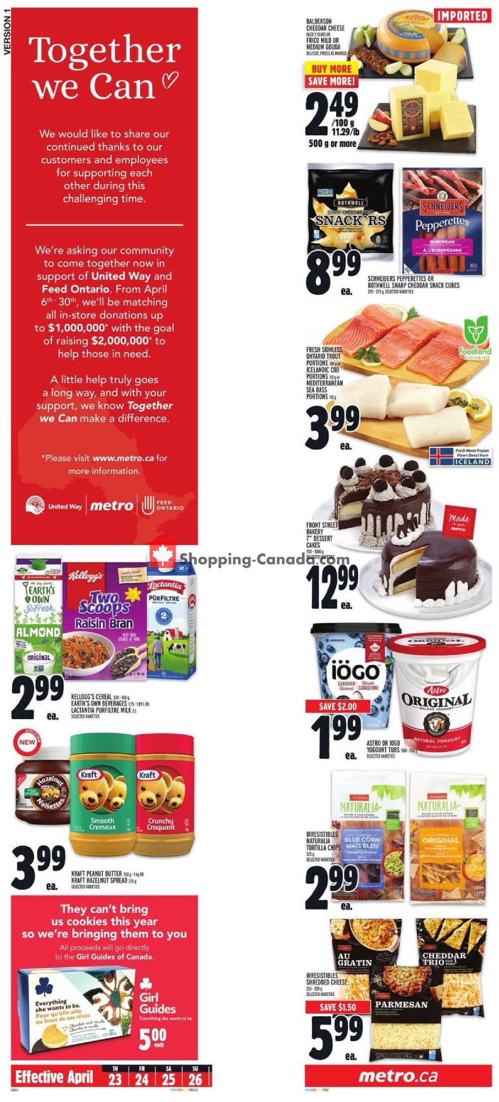 Metro flyer from Thursday April 23, 2020 to Wednesday April 29, 2020 - page 2
