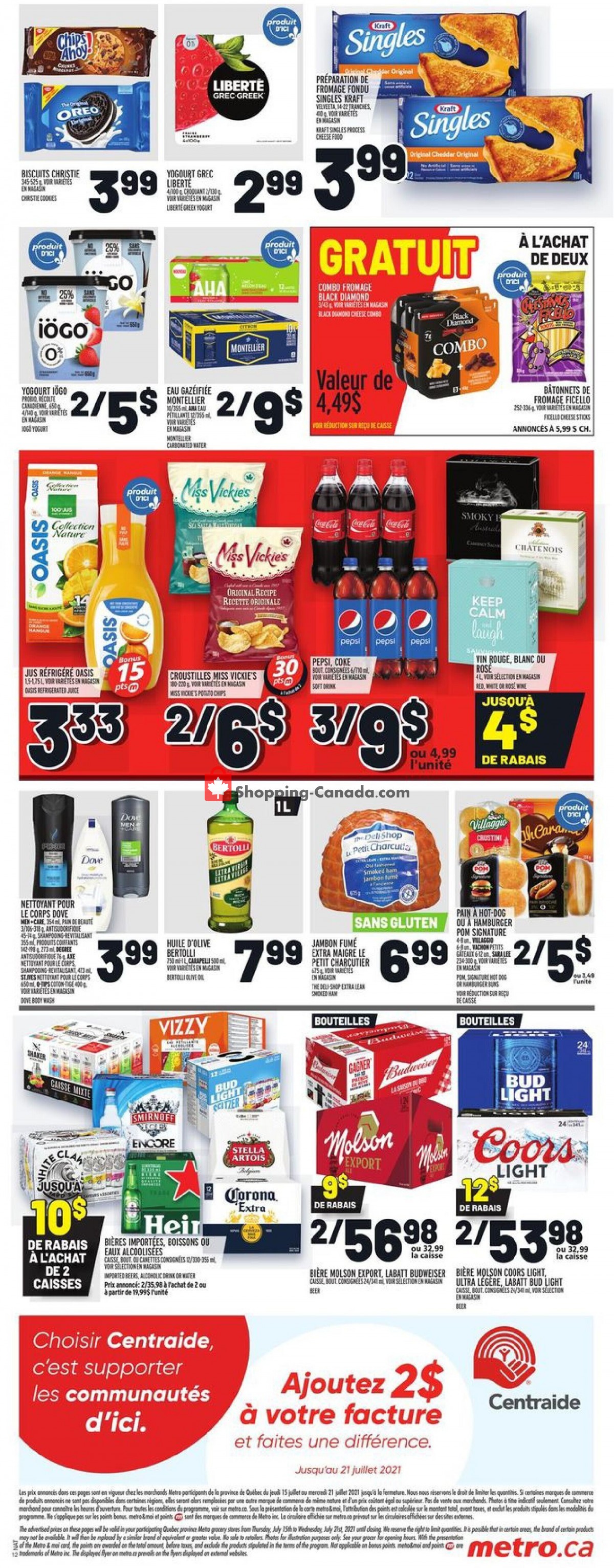 Metro flyer from Thursday July 15, 2021 to Wednesday July 21, 2021 - page 3