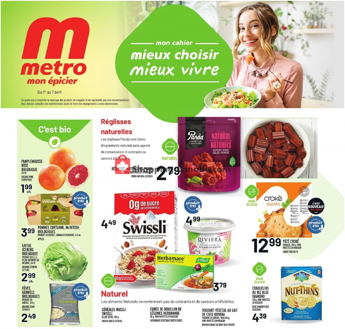 Metro flyer from Thursday April 1, 2021 to Wednesday April 7, 2021 - page 1