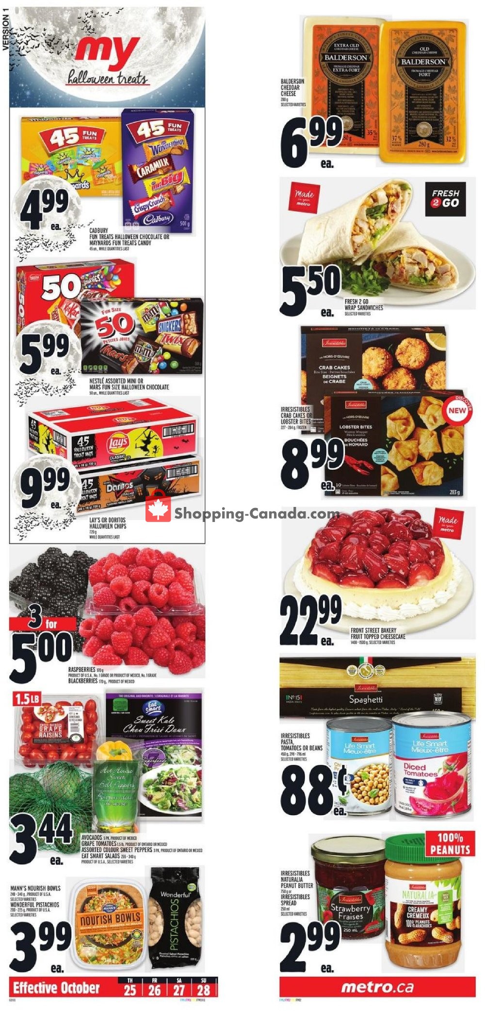 Metro flyer from Thursday October 25, 2018 to Wednesday October 31, 2018 - page 2