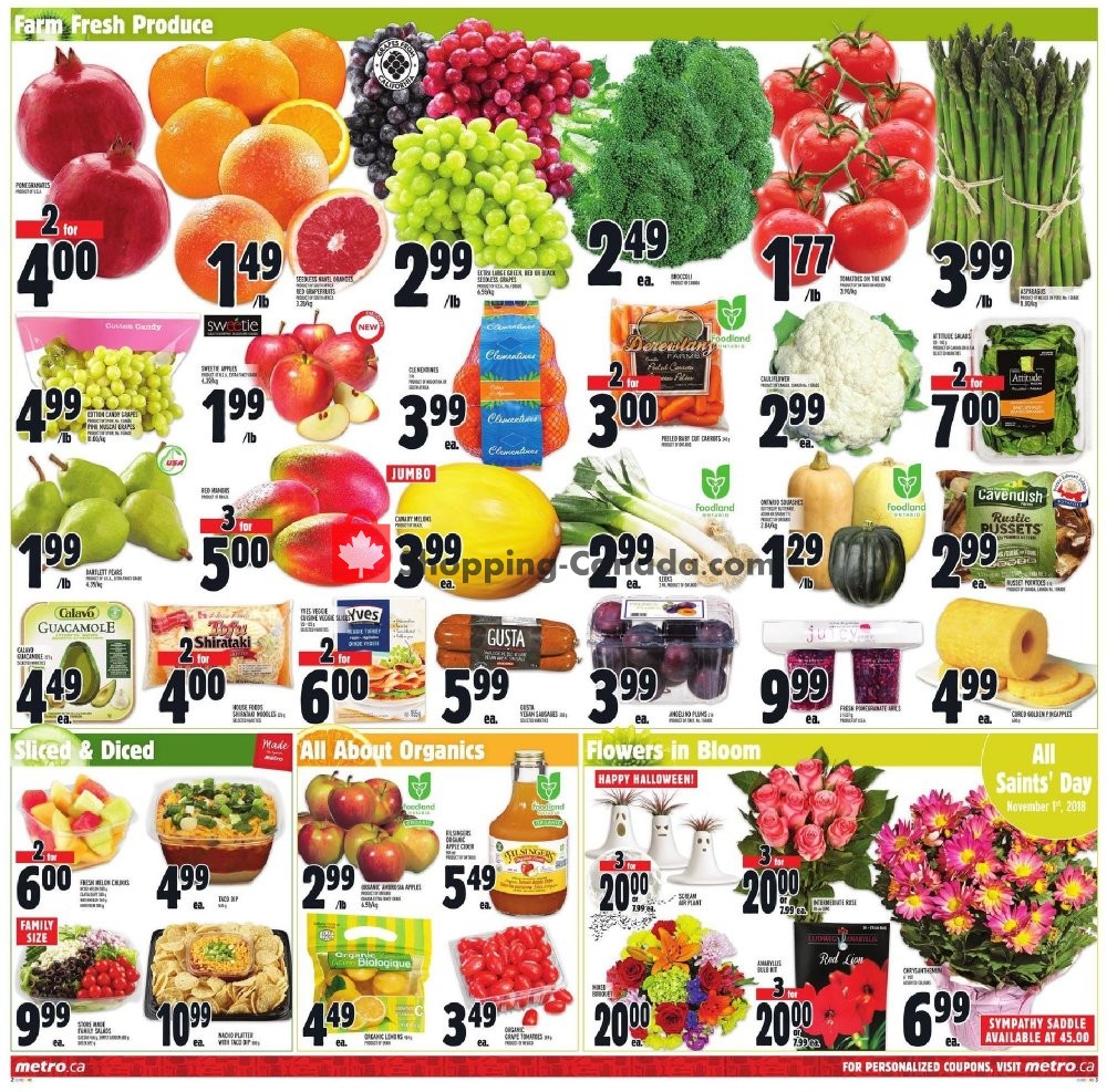 Metro flyer from Thursday October 25, 2018 to Wednesday October 31, 2018 - page 3
