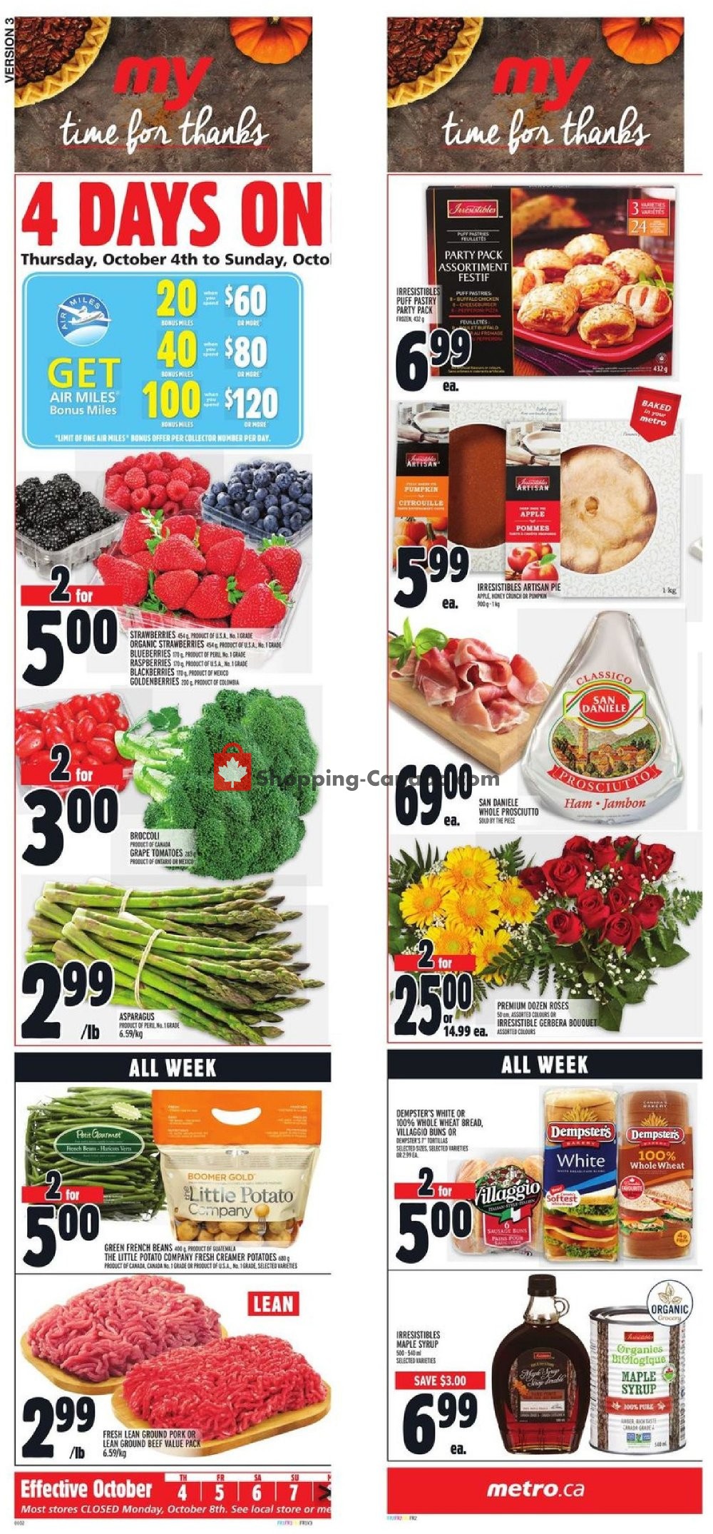 Metro flyer from Thursday October 4, 2018 to Wednesday October 10, 2018 - page 2