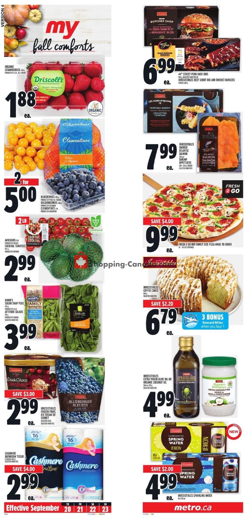 Metro flyer from Thursday September 20, 2018 to Wednesday September 26, 2018 - page 2