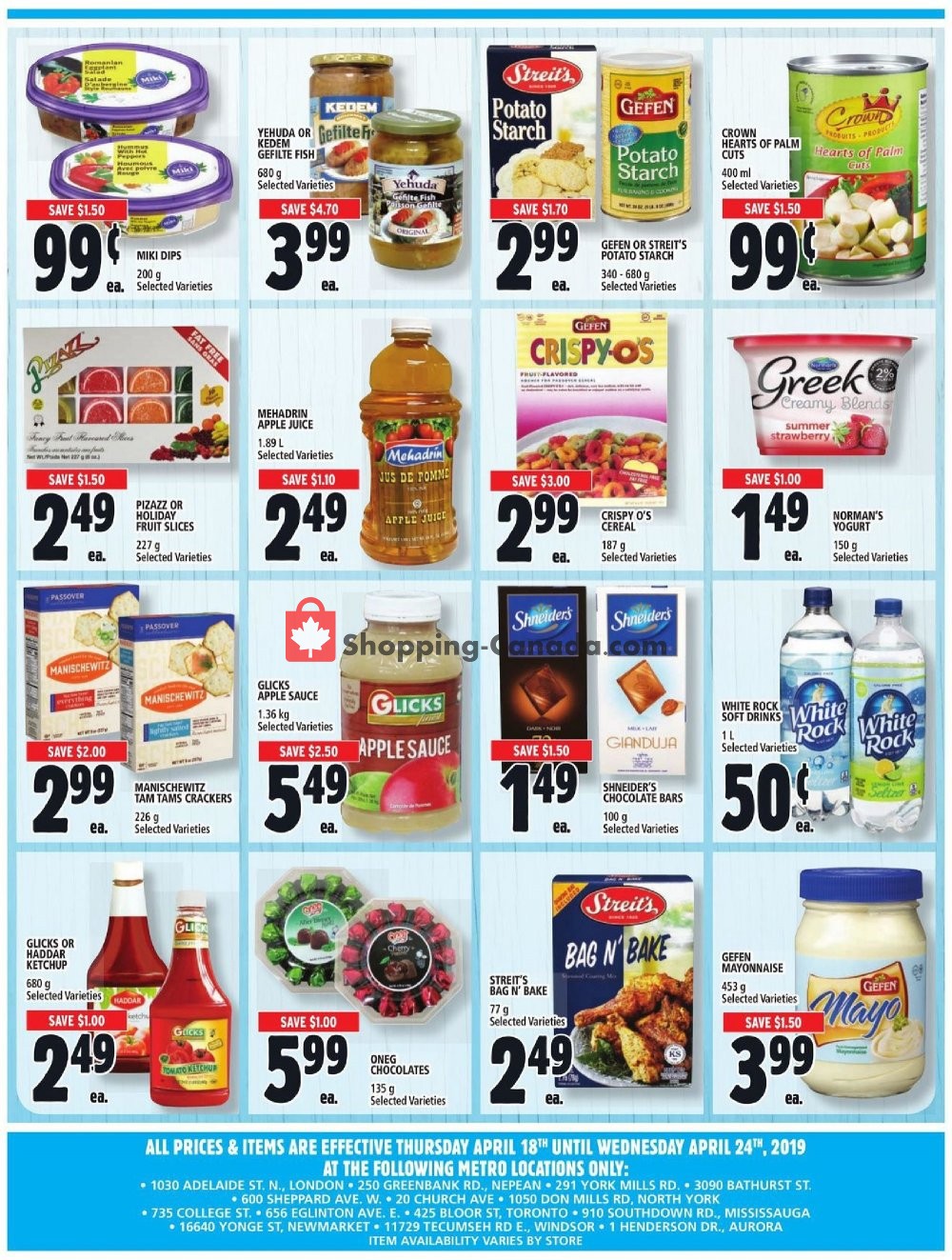Metro flyer from Thursday April 18, 2019 to Wednesday April 24, 2019 - page 14