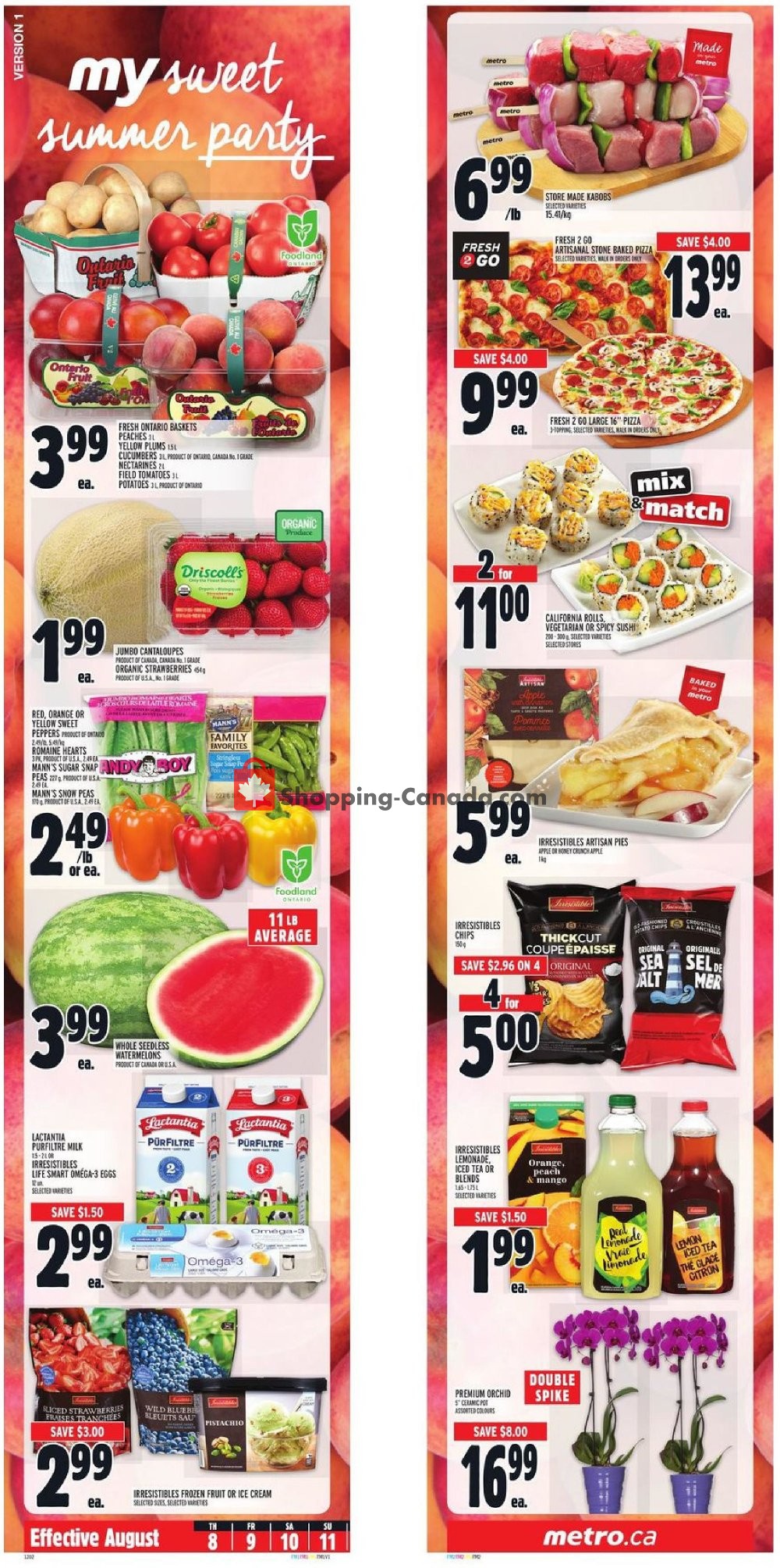 Metro flyer from Thursday August 8, 2019 to Wednesday August 14, 2019 - page 3