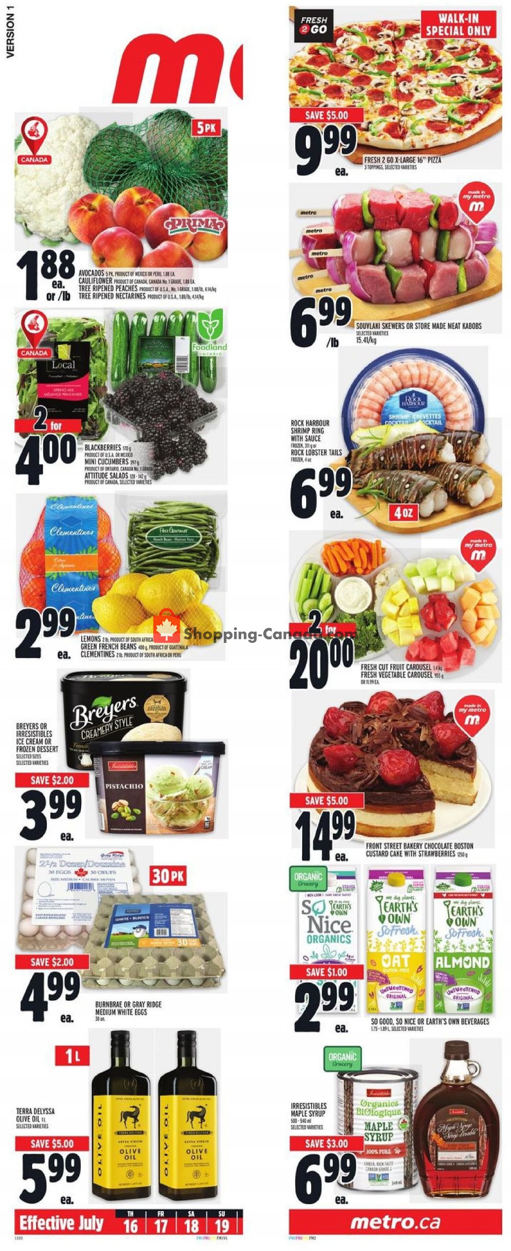 Metro flyer from Thursday July 16, 2020 to Wednesday July 22, 2020 - page 2