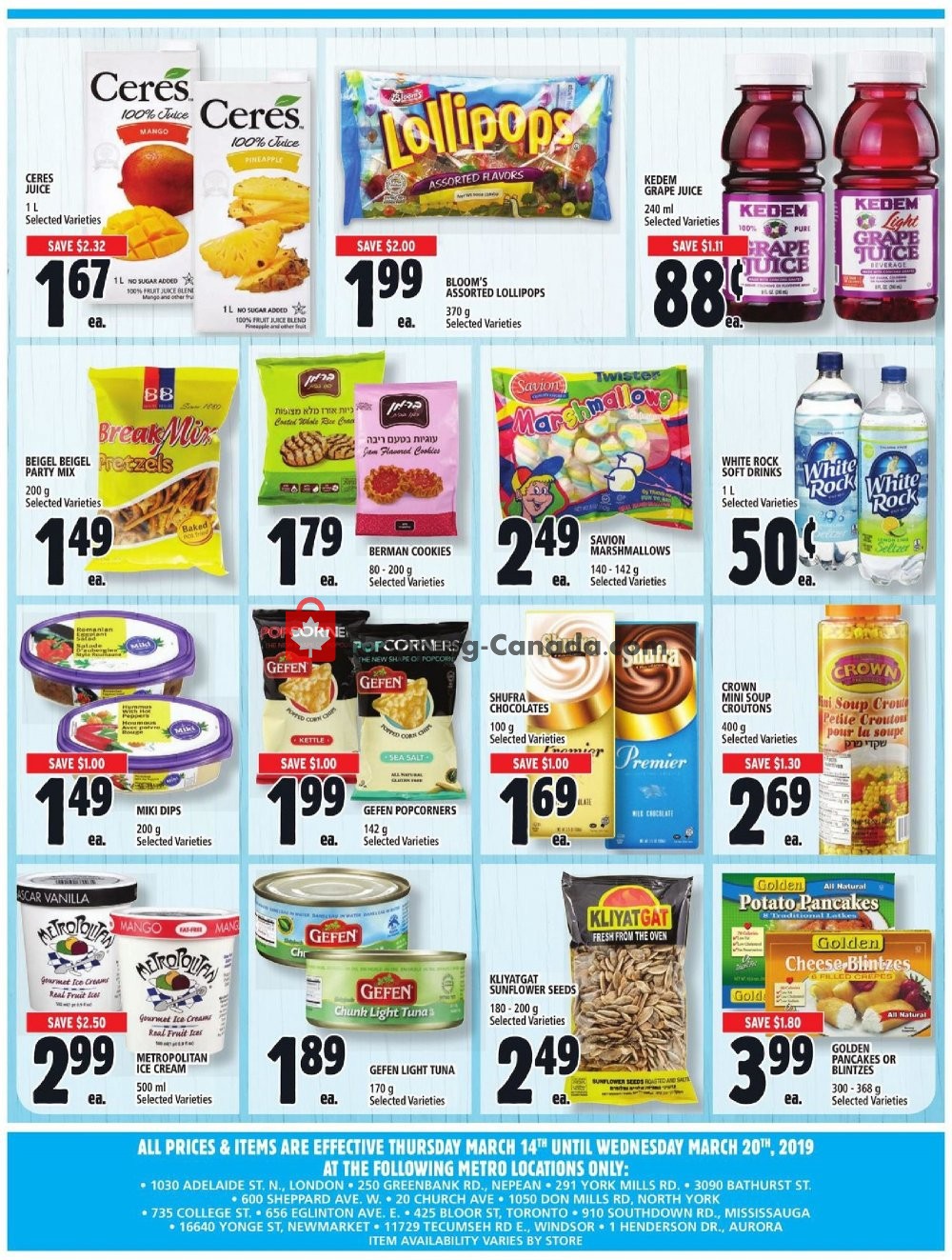Metro flyer from Thursday March 14, 2019 to Wednesday March 20, 2019 - page 14