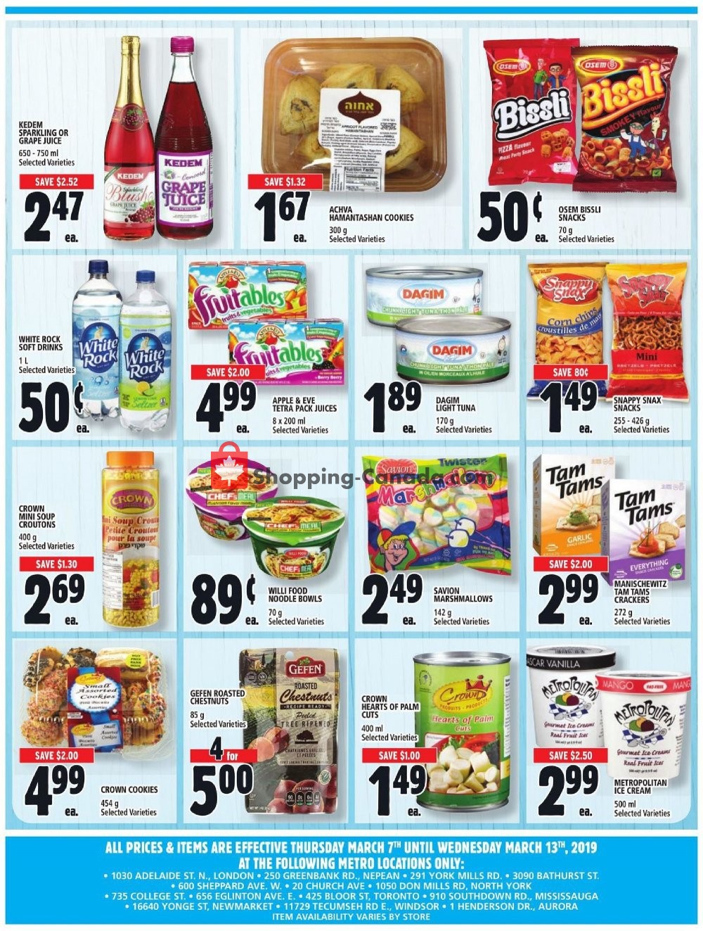 Metro flyer from Thursday March 7, 2019 to Wednesday March 13, 2019 - page 12