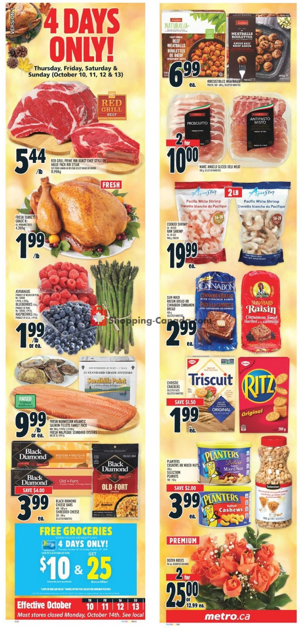 Metro flyer from Thursday October 10, 2019 to Wednesday October 16, 2019 - page 2