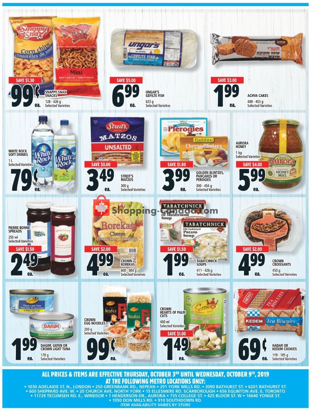 Metro flyer from Thursday October 3, 2019 to Wednesday October 9, 2019 - page 15