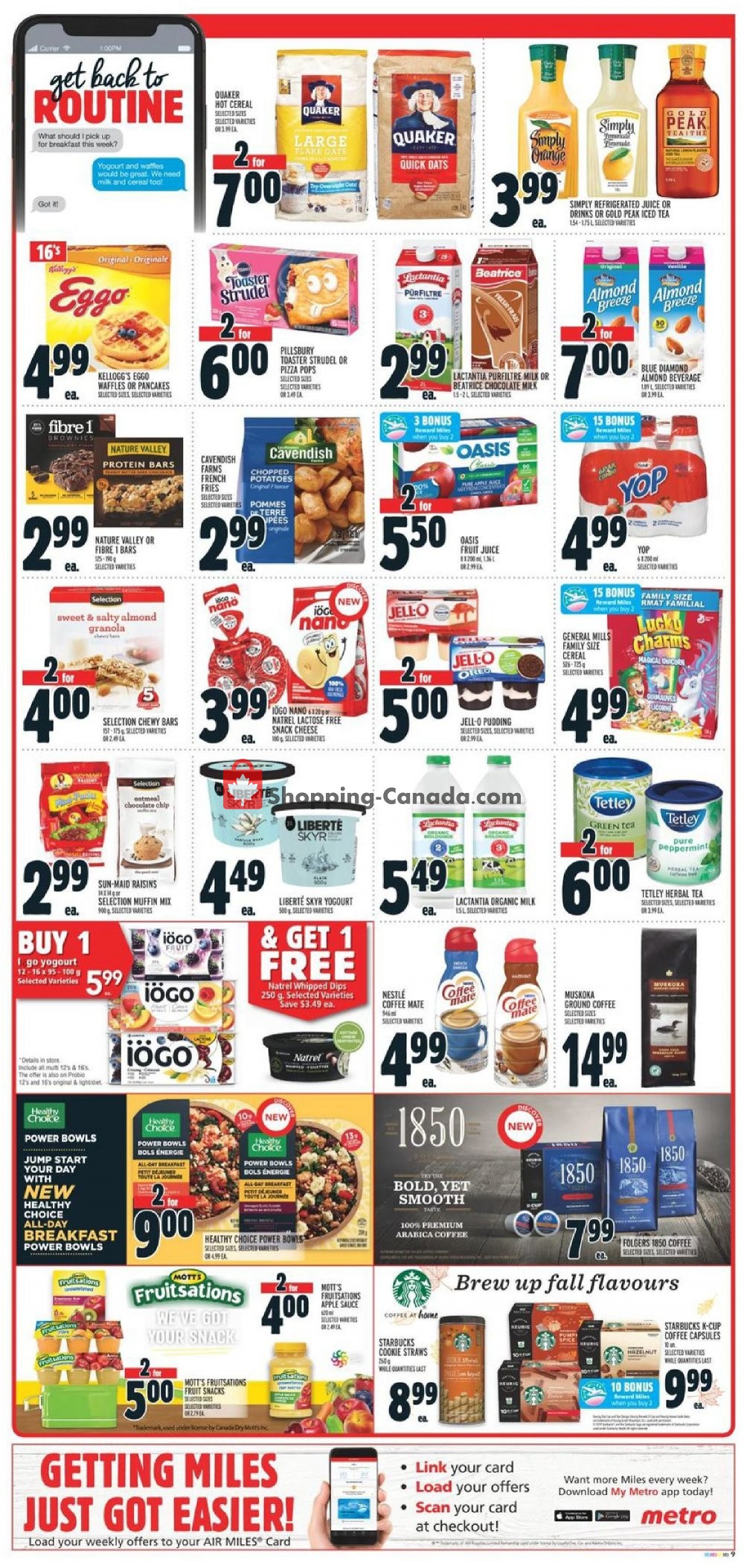 Metro flyer from Thursday September 5, 2019 to Wednesday September 11, 2019 - page 12