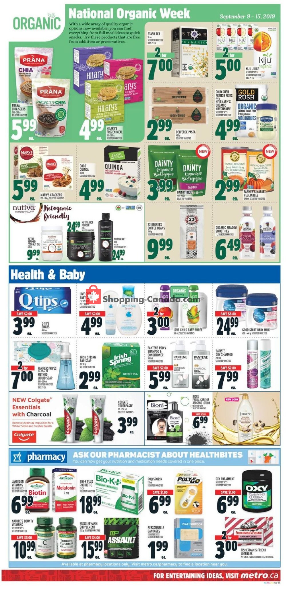 Metro flyer from Thursday September 5, 2019 to Wednesday September 11, 2019 - page 14