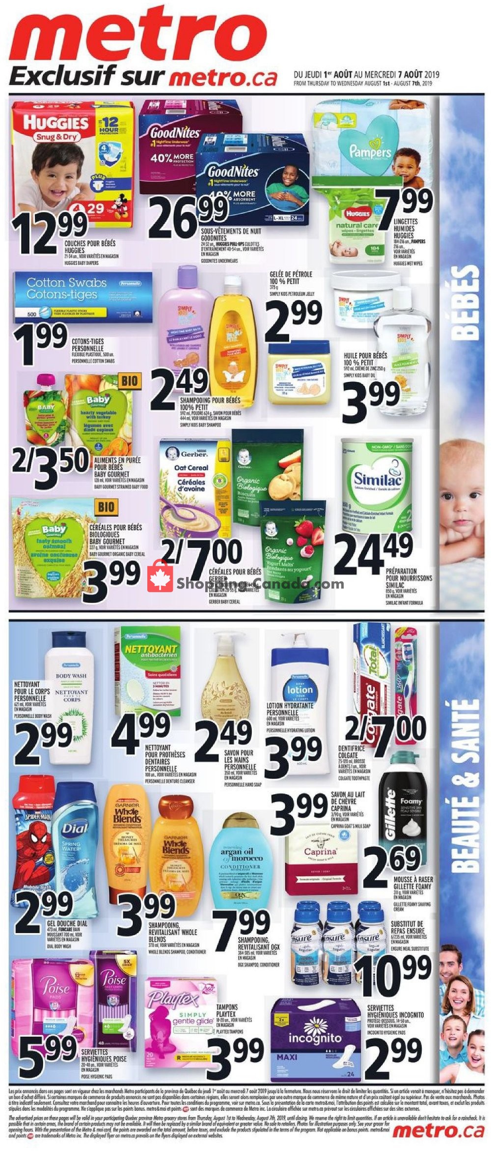 Metro flyer from Thursday August 1, 2019 to Wednesday August 7, 2019 - page 12