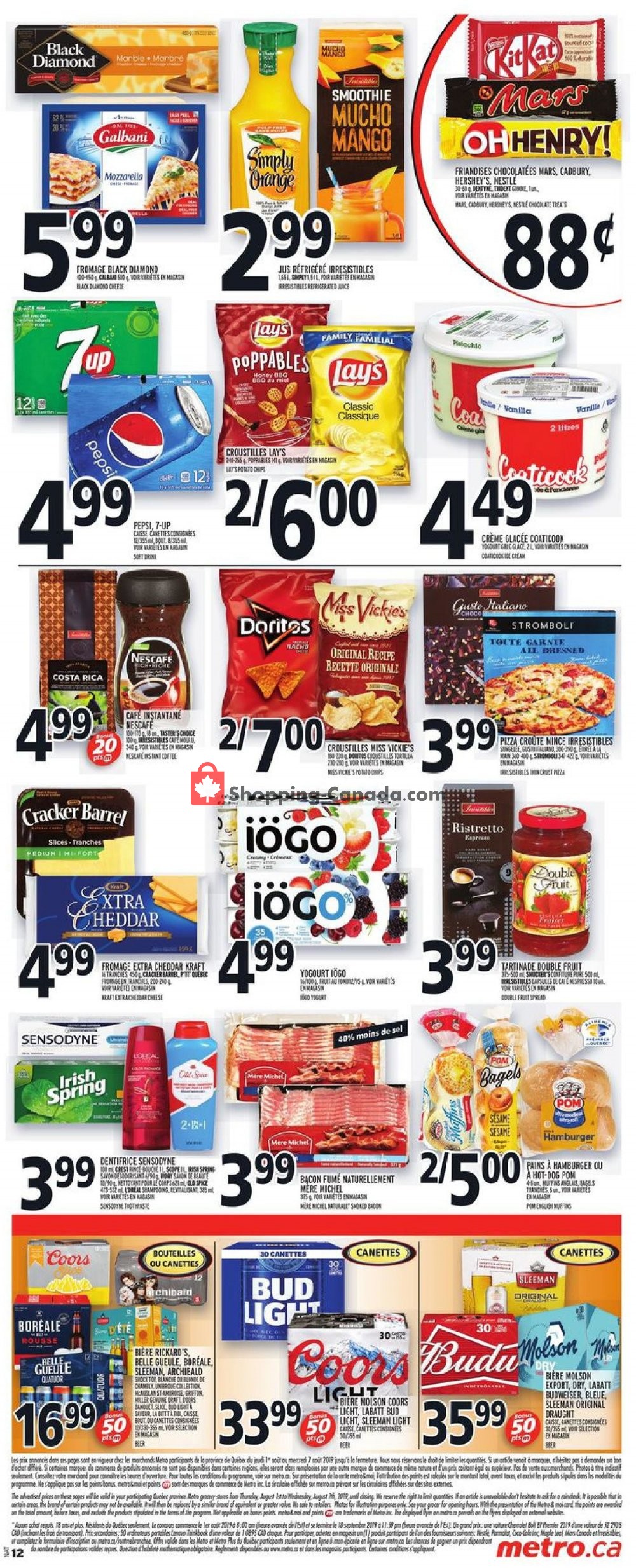 Metro flyer from Thursday August 1, 2019 to Wednesday August 7, 2019 - page 2