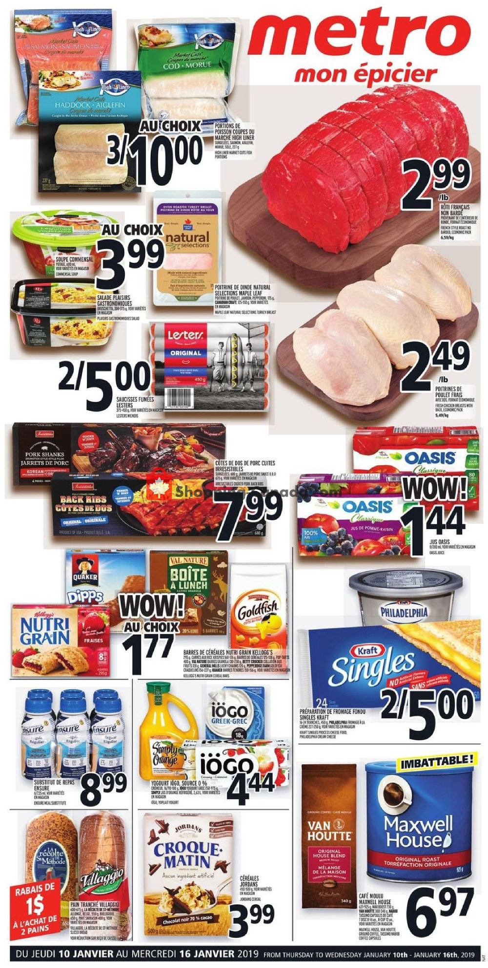 Metro flyer from Thursday January 10, 2019 to Wednesday January 16, 2019 - page 2