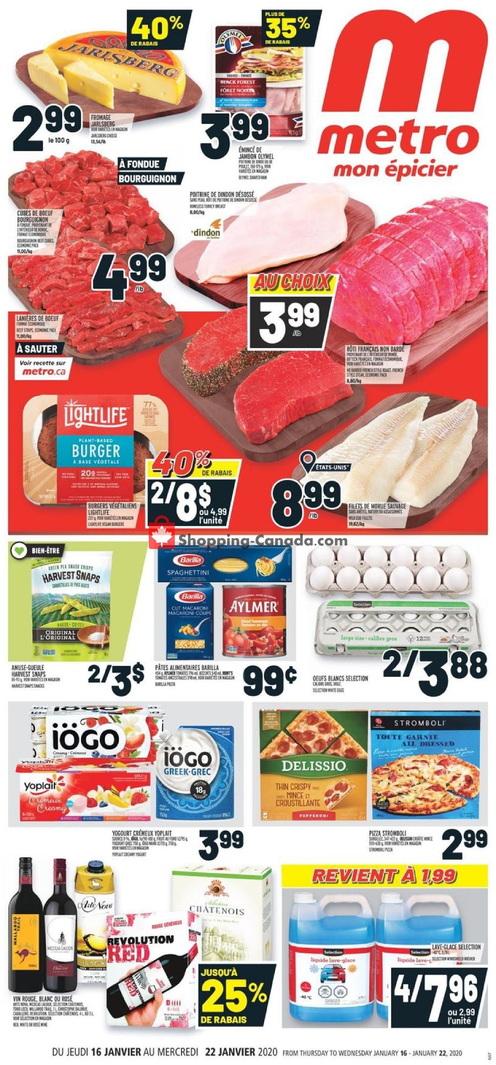 Metro flyer from Thursday January 16, 2020 to Wednesday January 22, 2020 - page 2