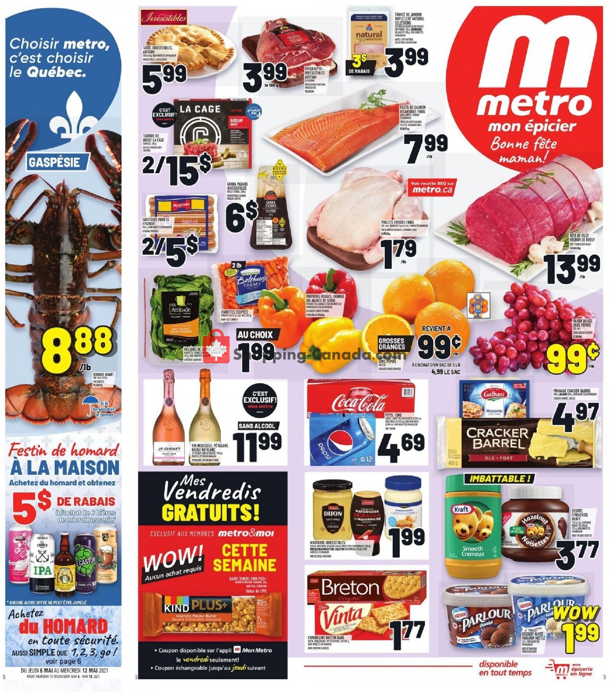 Metro flyer from Thursday May 6, 2021 to Wednesday May 12, 2021 - page 1