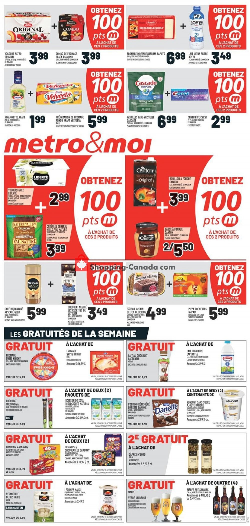 Metro flyer from Thursday October 10, 2019 to Wednesday October 16, 2019 - page 14