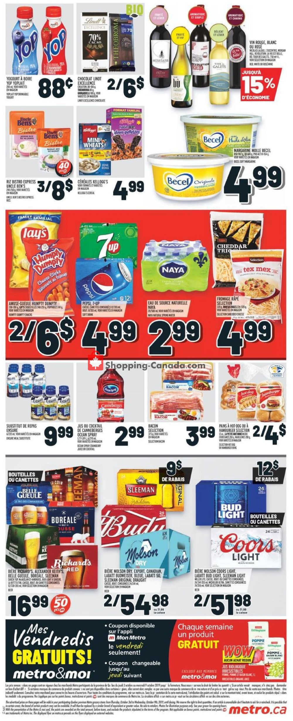 Metro flyer from Thursday October 3, 2019 to Wednesday October 9, 2019 - page 3
