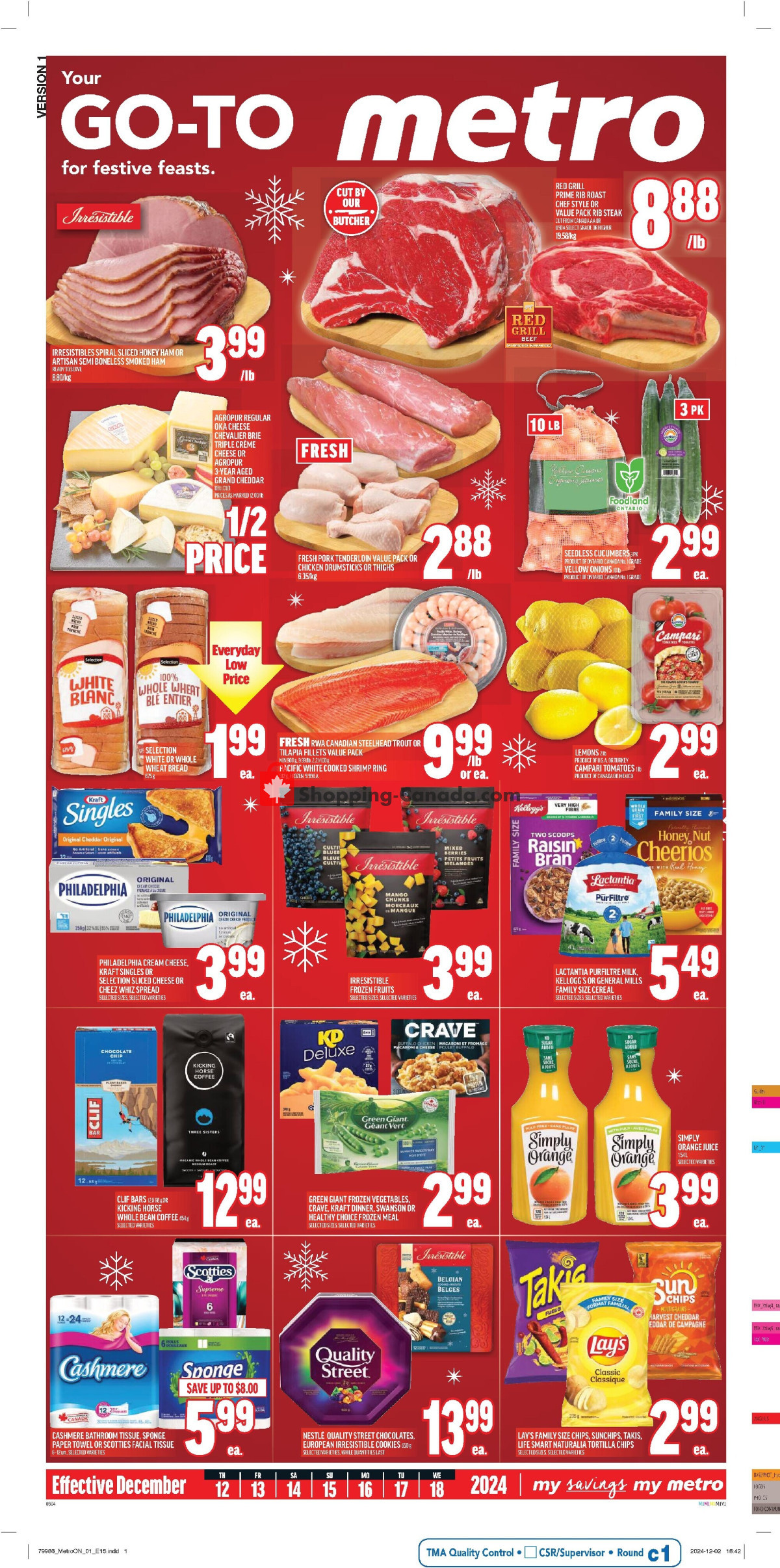 Metro flyer from Thursday December 12, 2024 to Wednesday December 18, 2024 - page 2