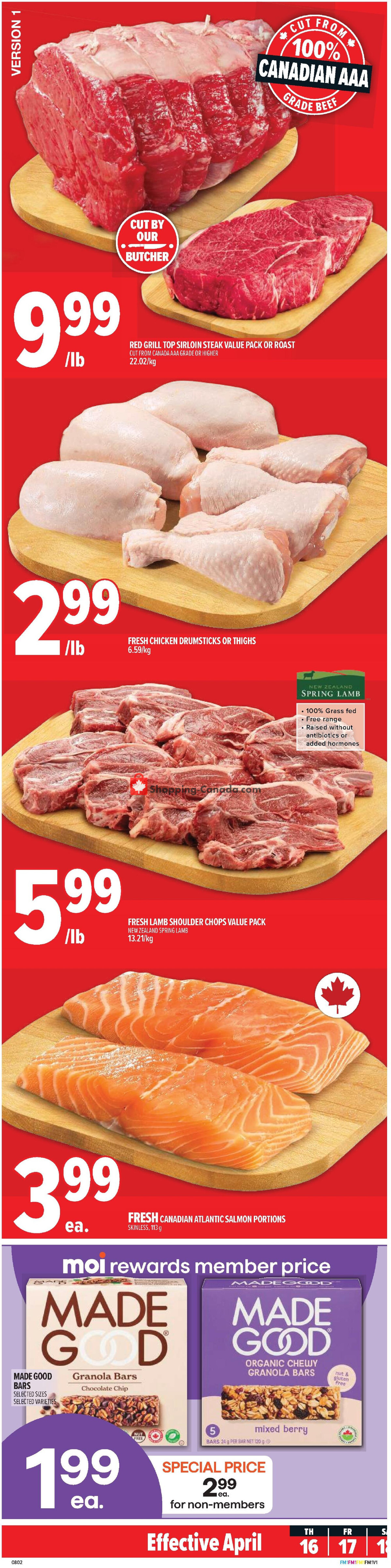 First page of Metro flyer - preview - from Thursday April 16, 2026 to Wednesday April 22, 2026