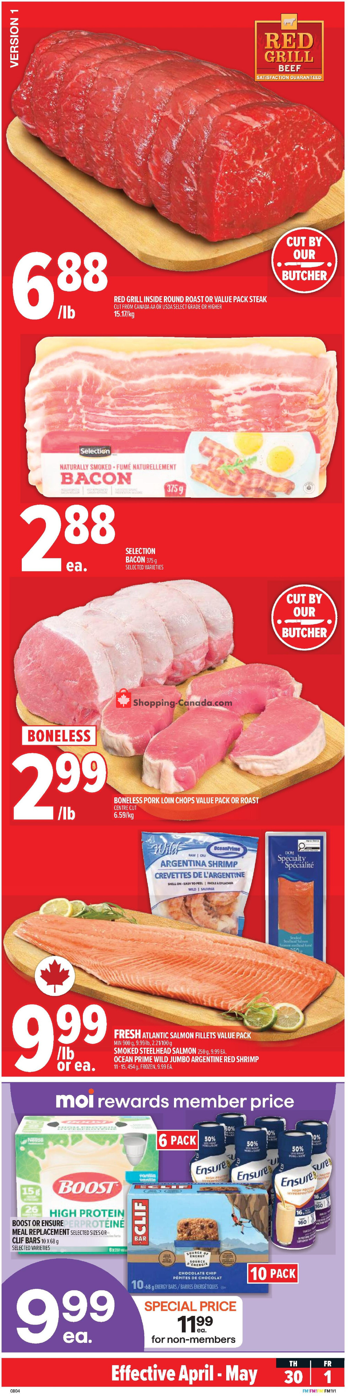 Metro flyer from Thursday April 30, 2026 to Wednesday May 6, 2026 - page 1